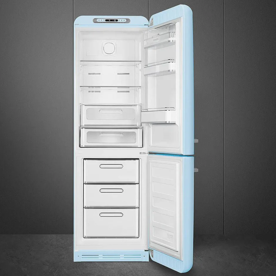Smeg Jääkaapit Ja Pakastimet*retrojääkaappipakastin FAB32RPB5 pastellinsininen, oikea