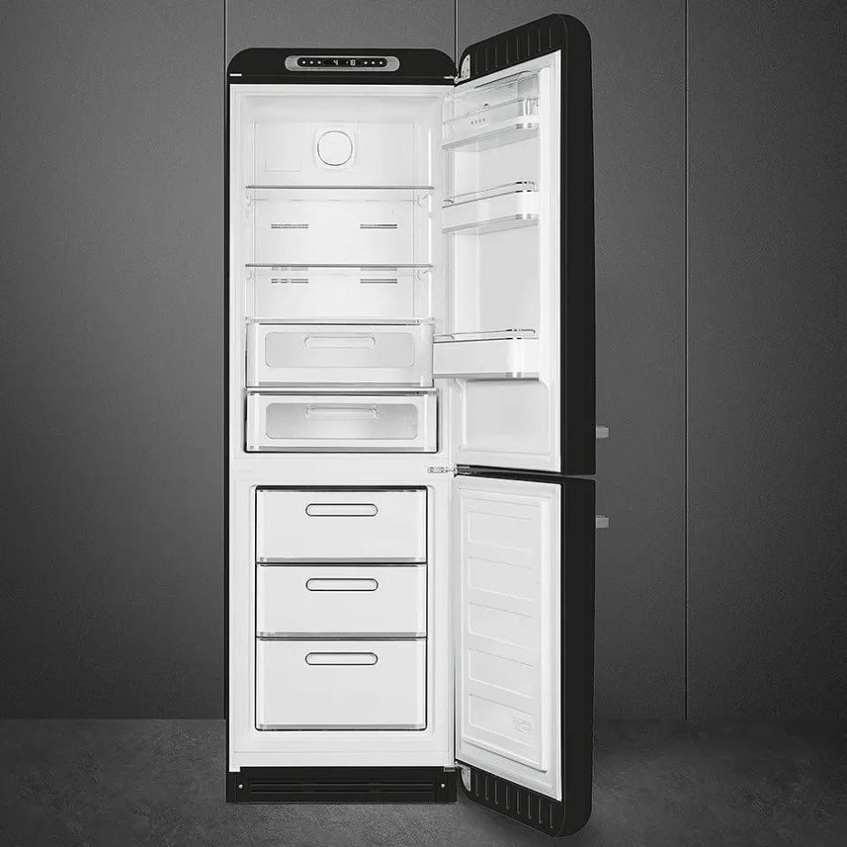 Smeg Jääkaapit Ja Pakastimet*retrojääkaappipakastin FAB32RBL5 musta, oikea