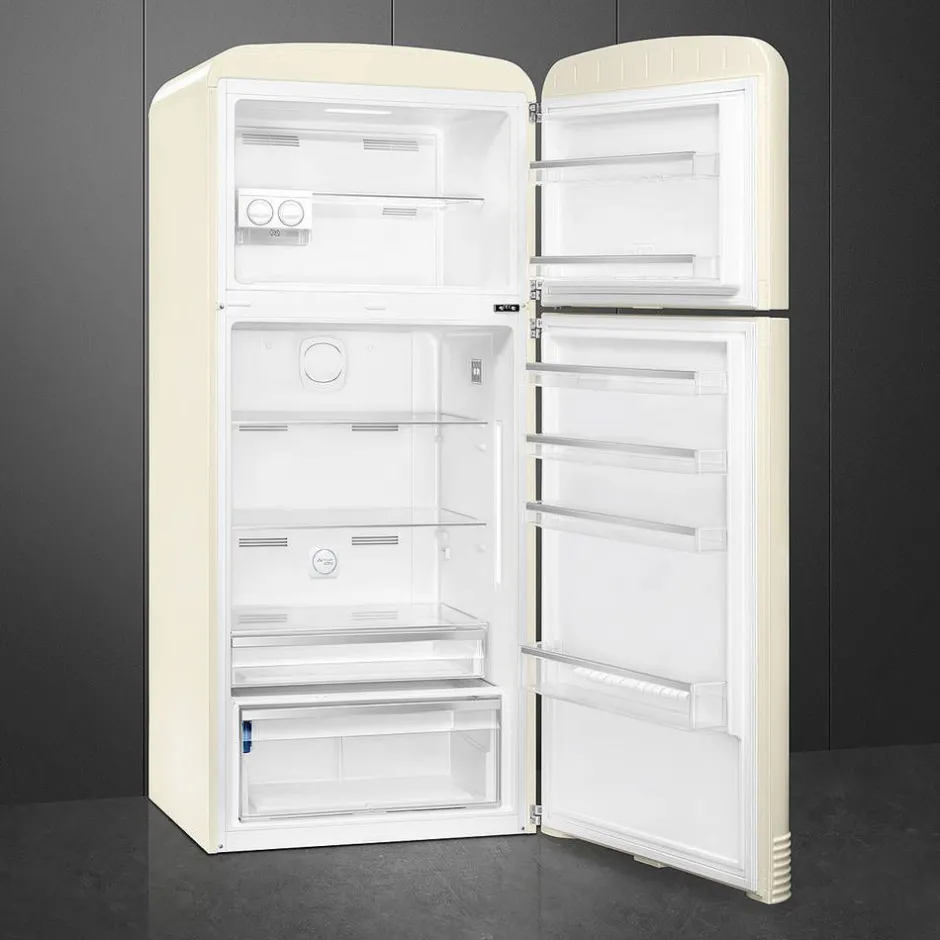 Smeg Jääkaapit Ja Pakastimet*retrojääkaappi-pakastin FAB50RCR5, kerma, oikea