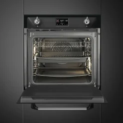 Smeg Uunit Ja Liedet*SOP6902S2PN 60cm yhdistelmähöyryuuni Viktoria, musta