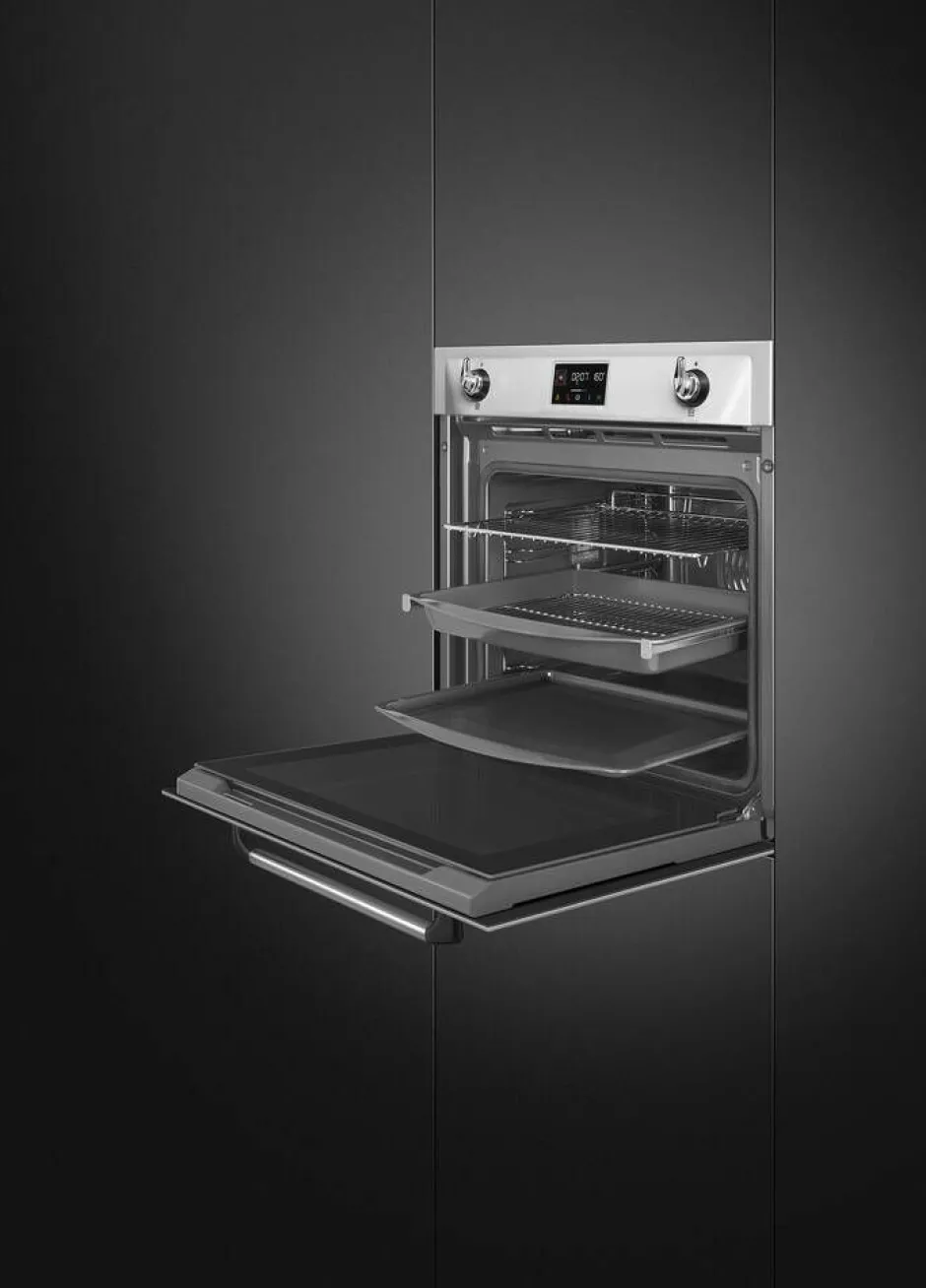 Smeg Uunit Ja Liedet*SOP6902S2PX 60cm yhdistelmähöyryuuni Viktoria, teräs