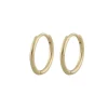 Snu00f6 of Sweden Korut*Snö of Sweden korvakoru Amber Thin Ring Earring plain g