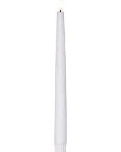 Star Trading Koriste- Ja Kausivalot*LED-antiikkikynttilä Flamme Slim 28 cm valkoine