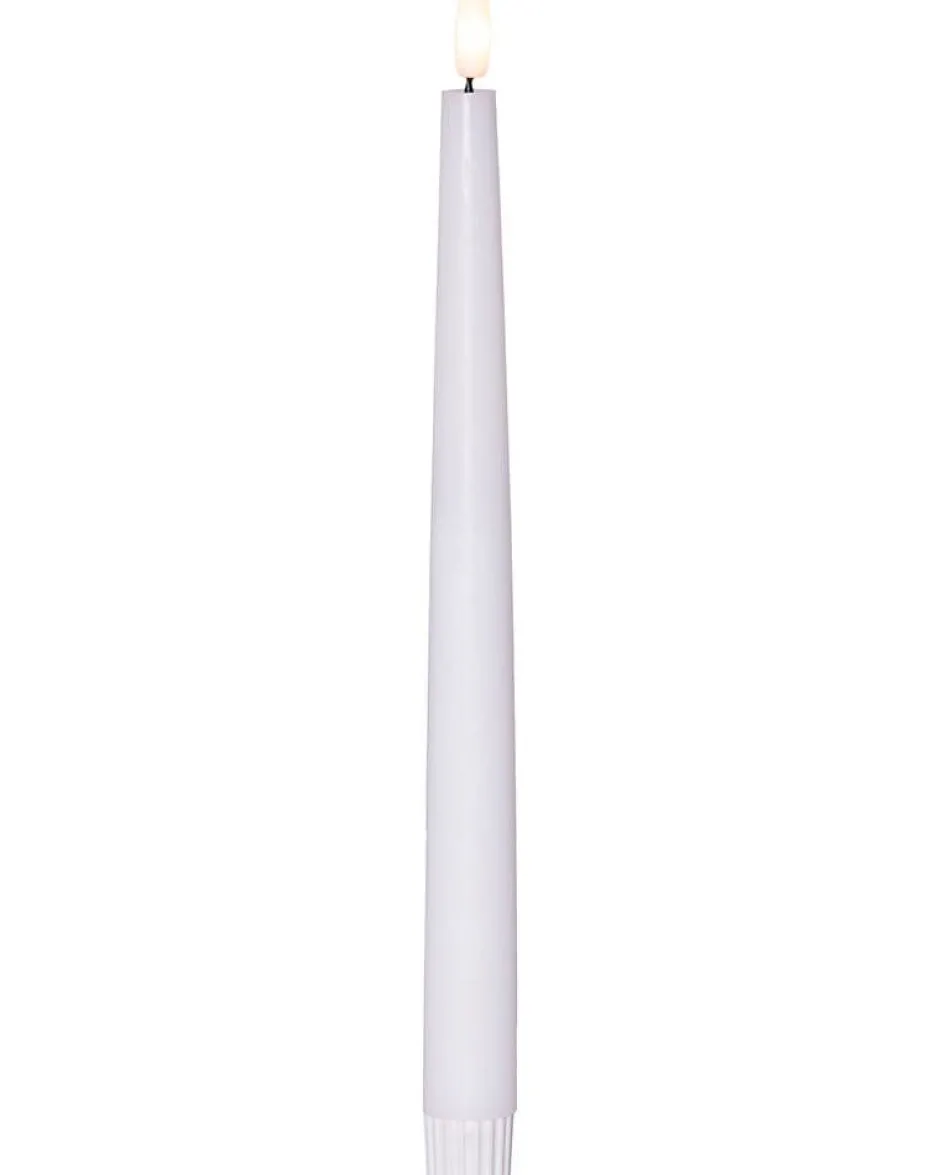 Star Trading Koriste- Ja Kausivalot*LED-antiikkikynttilä Flamme Slim 28 cm valkoine