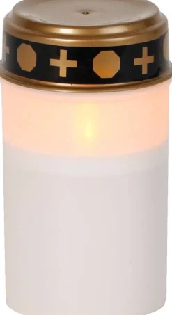 Star Trading Koriste- Ja Kausivalot*LED-hautakynttilä Serene 12 cm valkoinen