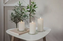 Star Trading Koriste- Ja Kausivalot*LED-kynttilä Flamme Flow 17,5 cm valkoinen