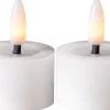Star Trading Koriste- Ja Kausivalot*LED-kynttilä Flamme Flow 4 cm valkoinen 2 kpl