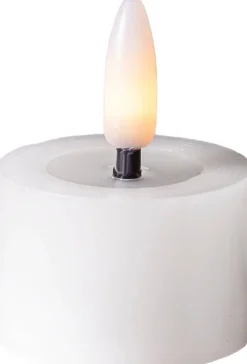 Star Trading Koriste- Ja Kausivalot*LED-kynttilä Flamme Flow 4 cm valkoinen 2 kpl