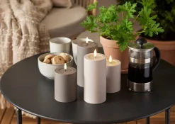 Star Trading Koriste- Ja Kausivalot*LED-kynttilä Flamme Soft 17,5 cm beige
