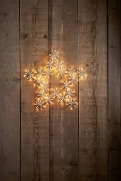 Star Trading Koriste- Ja Kausivalot*siluetti Flower Star 60 cm