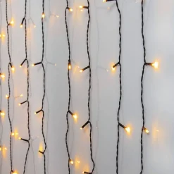 Star Trading Koriste- Ja Kausivalot*valoverho Golden Warm White 80 LED musta 1,3x1,