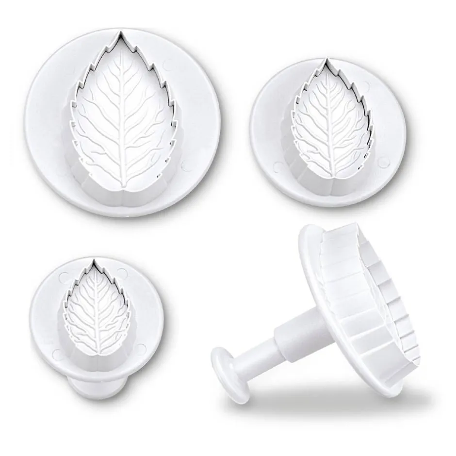 Leivonta*Städter Painomuotti ruusunlehti 3-osaa 2-4 cm