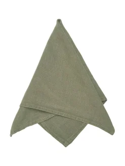 Svanefors Keittiötekstiilit*servetti Julie 45x45 cm sammaleenvihreä