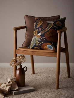 Svanefors Sisustustekstiilit*tyynynpäällinen Julie 45x45 cm mokka
