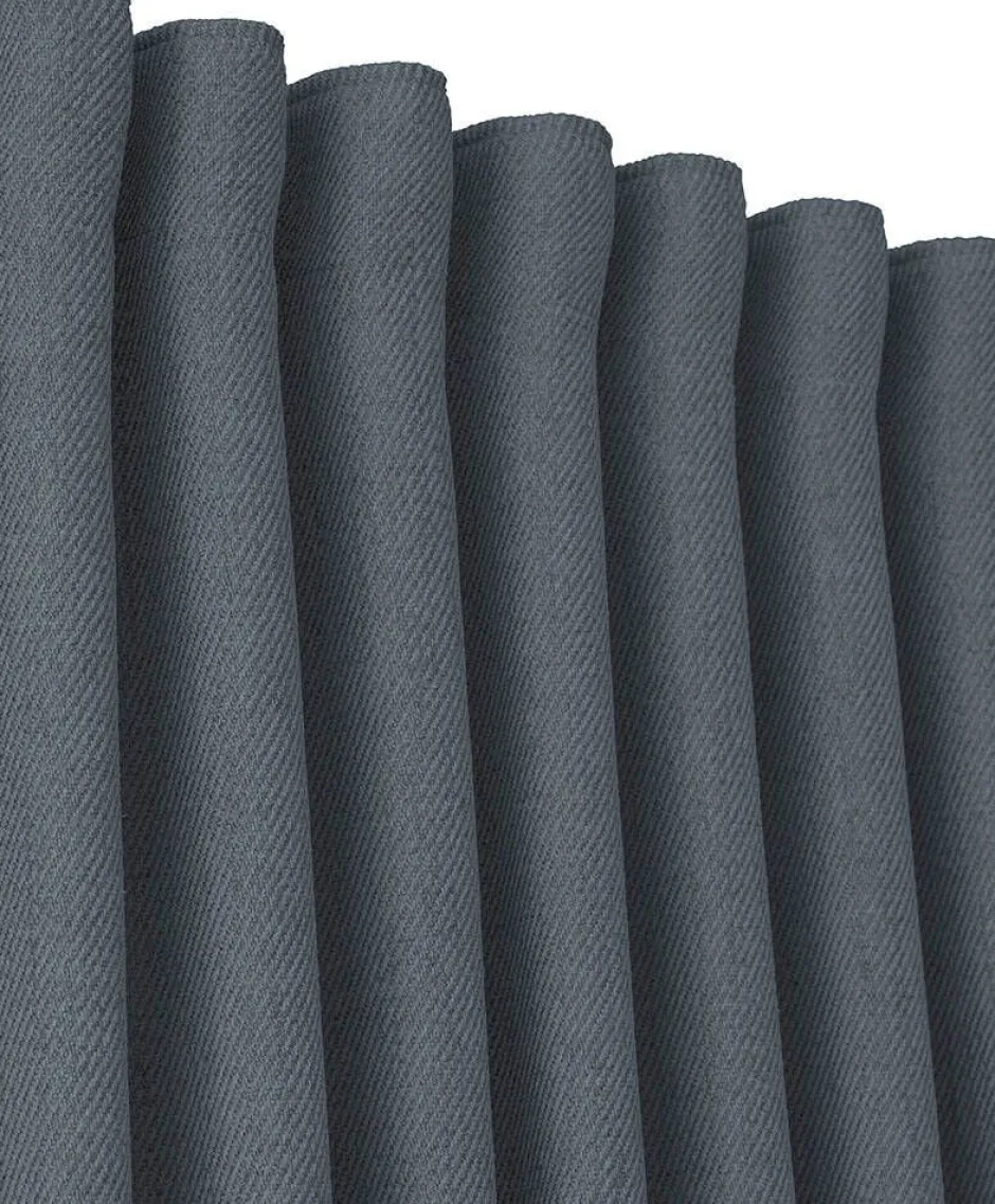 Svanefors Verhot Ja Verhotarvikkeet*verhot Greenwich 140x280 cm t.harmaa 2 kpl