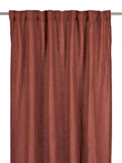 Svanefors Verhot Ja Verhotarvikkeet*verhot Julie 145x280 cm tiilenpunainen 2 kpl