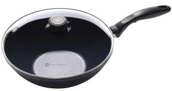 Swiss Diamond Paistoastiat*XD Wok + kansi 28 cm / 3,7 L induktio