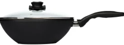 Swiss Diamond Paistoastiat*XD Wok + kansi 28 cm / 3,7 L induktio