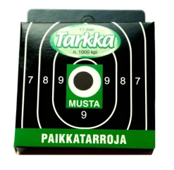 Metsästystarvikkeet*Tarkka Paikkatarra 11 mm musta