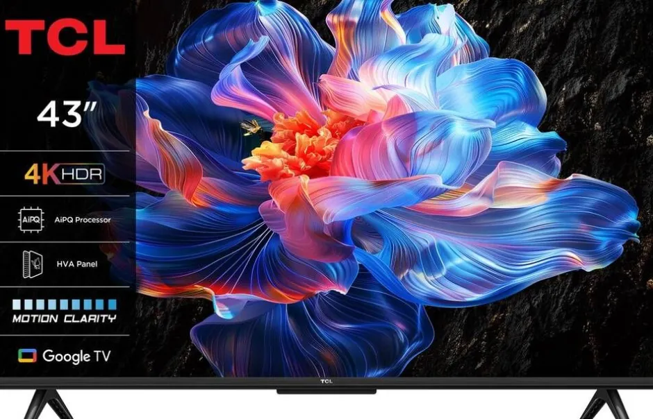 Tcl Televisiot*4K HDR 43P61K GOOGLE-TV