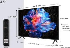 Tcl Televisiot*4K HDR 43P61K GOOGLE-TV