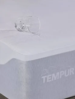TEMPUR Vuodetekstiilit*100x200x17 cm muotoonommeltu suojalakana Organic Cott