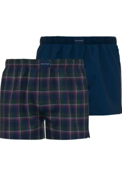 Tom Tailor Alusvaatteet*kangasbokserit 2pack 75282-5100 634 Blue-dark check