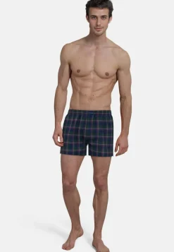 Tom Tailor Alusvaatteet*kangasbokserit 2pack 75282-5100 634 Blue-dark check