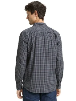 Tom Tailor Kauluspaidat*paita 1049584 39579 Navy small check