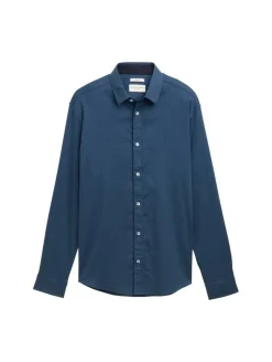Tom Tailor Kauluspaidat*paita 1047319 38449 Navy teal structure