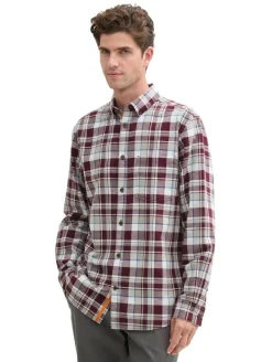Tom Tailor Kauluspaidat*paita 1043818 36706 Gipsy purple check