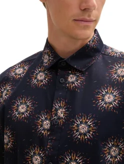 Tom Tailor Kauluspaidat*paita 1043800 36646 Blue fancy big design