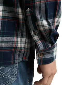 Tom Tailor Kauluspaidat*paita 1047337 Modern fit Navy multicolor check