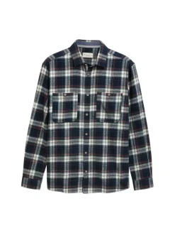Tom Tailor Kauluspaidat*paita 1047337 Modern fit Navy multicolor check