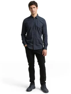 Tom Tailor Kauluspaidat*paita 1048444 Slim fit 38970 Navy mini spike design