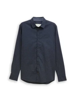 Tom Tailor Kauluspaidat*paita 1048444 Slim fit 38970 Navy mini spike design