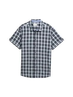 Tom Tailor Plus Kauluspaidat*paita SS 1048148 37983 Navy Powder Blue Check