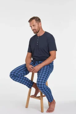 Tom Tailor Yöasut*pyjamapaita 071040-5609 0630 Blue-dark-solid