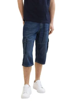 Tom Tailor Shortsit*shortsit 1041427 10119 Used mid stone blue denim