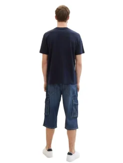 Tom Tailor Shortsit*shortsit 1041427 10119 Used mid stone blue denim