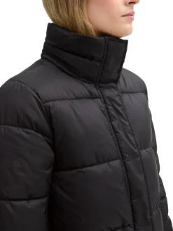 Tom Tailor Talvitakit*takki Long Puffer 14482 Musta