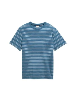 Tom Tailor T-Paidat*t-paita 1047810 38630 Real teal dyed stripe
