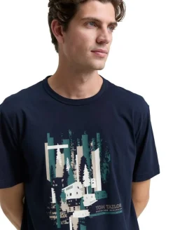 Tom Tailor T-Paidat*t-paita 1047788 10668 Sky captain blue
