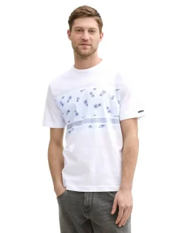 Tom Tailor T-Paidat*t-Paita 1046723 37839 Light Blue Desert Design