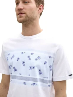 Tom Tailor T-Paidat*t-Paita 1046723 37839 Light Blue Desert Design