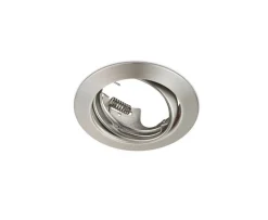 Trio Lighting Sisustusvalaisimet*alasavalo Jura GU10 harjattu teräs pyöreä