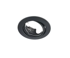 Trio Lighting Sisustusvalaisimet*alasvalo Jura GU10 mattamusta pyöreä