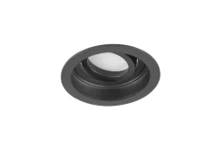 Trio Lighting Sisustusvalaisimet*alasvalo Kenai GU10 9 cm mattamusta pyöreä