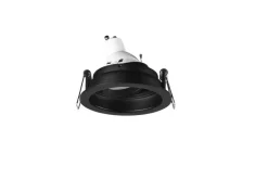 Trio Lighting Sisustusvalaisimet*alasvalo Kenai GU10 9 cm mattamusta pyöreä