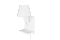 Trio Lighting Sisustusvalaisimet*Comfort seinävalaisin E14 mattavalkoinen latau